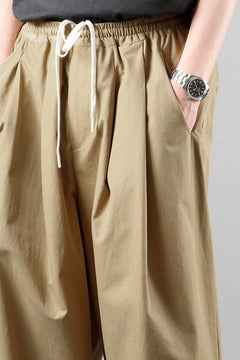 画像をギャラリービューアに読み込む, F/CE. TECH KERSEY WIDE DRAPE TROUSER (BEIGE)