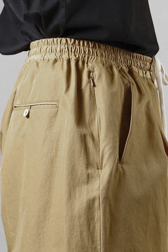 画像をギャラリービューアに読み込む, F/CE. TECH KERSEY WIDE DRAPE TROUSER (BEIGE)