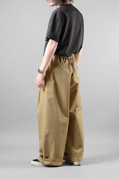 画像をギャラリービューアに読み込む, F/CE. TECH KERSEY WIDE DRAPE TROUSER (BEIGE)