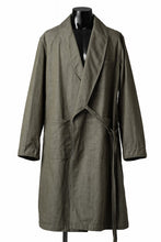 Load image into Gallery viewer, sus-sous british army gown coat / green denim (GREEN)