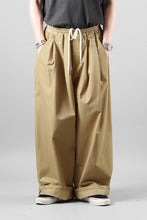 画像をギャラリービューアに読み込む, F/CE. TECH KERSEY WIDE DRAPE TROUSER (BEIGE)