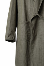 Load image into Gallery viewer, sus-sous british army gown coat / green denim (GREEN)