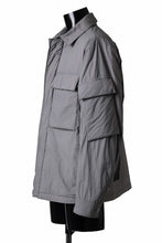 画像をギャラリービューアに読み込む, Ten c LIGHT DOWN FIELD JACKET / GARMENT DYED NYLON TACTEL (GRAY)