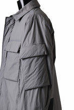 画像をギャラリービューアに読み込む, Ten c LIGHT DOWN FIELD JACKET / GARMENT DYED NYLON TACTEL (GRAY)