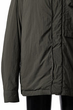 Load image into Gallery viewer, Ten c LIGHT DOWN FIELD JACKET / GARMENT DYED NYLON TACTEL (DARK GREEN)