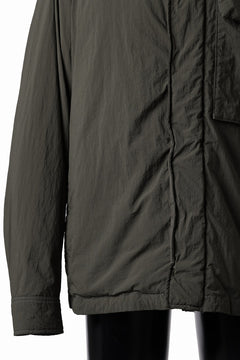 Load image into Gallery viewer, Ten c LIGHT DOWN FIELD JACKET / GARMENT DYED NYLON TACTEL (DARK GREEN)