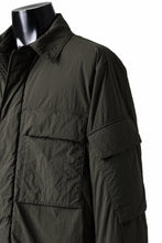 Load image into Gallery viewer, Ten c LIGHT DOWN FIELD JACKET / GARMENT DYED NYLON TACTEL (DARK GREEN)