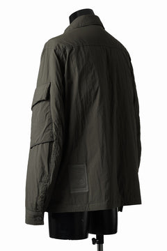 Load image into Gallery viewer, Ten c LIGHT DOWN FIELD JACKET / GARMENT DYED NYLON TACTEL (DARK GREEN)