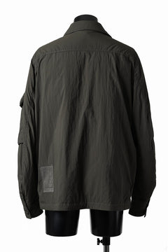 画像をギャラリービューアに読み込む, Ten c LIGHT DOWN FIELD JACKET / GARMENT DYED NYLON TACTEL (DARK GREEN)