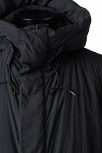 画像をギャラリービューアに読み込む, Ten c PADDED PARKA COAT / GARMENT DYED NYLON TACTEL (BLACK)