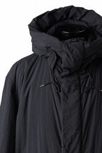 画像をギャラリービューアに読み込む, Ten c PADDED PARKA COAT / GARMENT DYED NYLON TACTEL (BLACK)