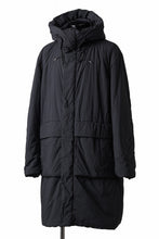 画像をギャラリービューアに読み込む, Ten c PADDED PARKA COAT / GARMENT DYED NYLON TACTEL (BLACK)