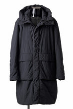 画像をギャラリービューアに読み込む, Ten c PADDED PARKA COAT / GARMENT DYED NYLON TACTEL (BLACK)