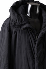 画像をギャラリービューアに読み込む, Ten c PADDED PARKA COAT / GARMENT DYED NYLON TACTEL (BLACK)