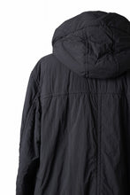 Load image into Gallery viewer, Ten c PADDED PARKA COAT / GARMENT DYED NYLON TACTEL (BLACK)