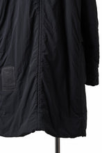 Load image into Gallery viewer, Ten c PADDED PARKA COAT / GARMENT DYED NYLON TACTEL (BLACK)