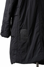 画像をギャラリービューアに読み込む, Ten c PADDED PARKA COAT / GARMENT DYED NYLON TACTEL (BLACK)