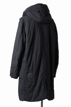 Load image into Gallery viewer, Ten c PADDED PARKA COAT / GARMENT DYED NYLON TACTEL (BLACK)