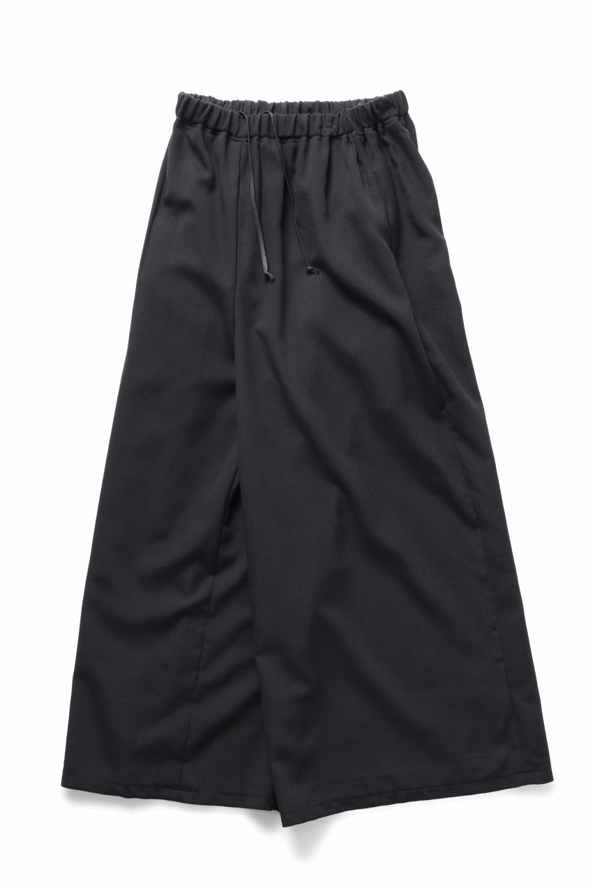 kujaku easy wide pants / P-708 (black)