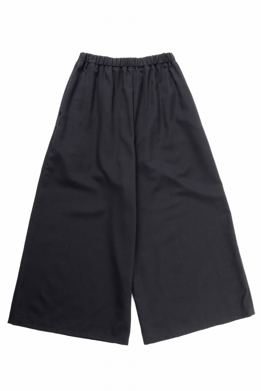 kujaku easy wide pants / P-708 (black)