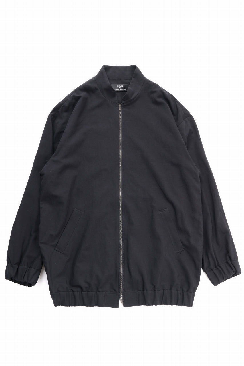 kujaku over size zip up blouson / J-131 (black)の商品ページ
