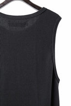 Load image into Gallery viewer, A.F ARTEFACT MIDDLE LENGTH TANK TOP / RIB KNIT JERSEY (D.GREY)