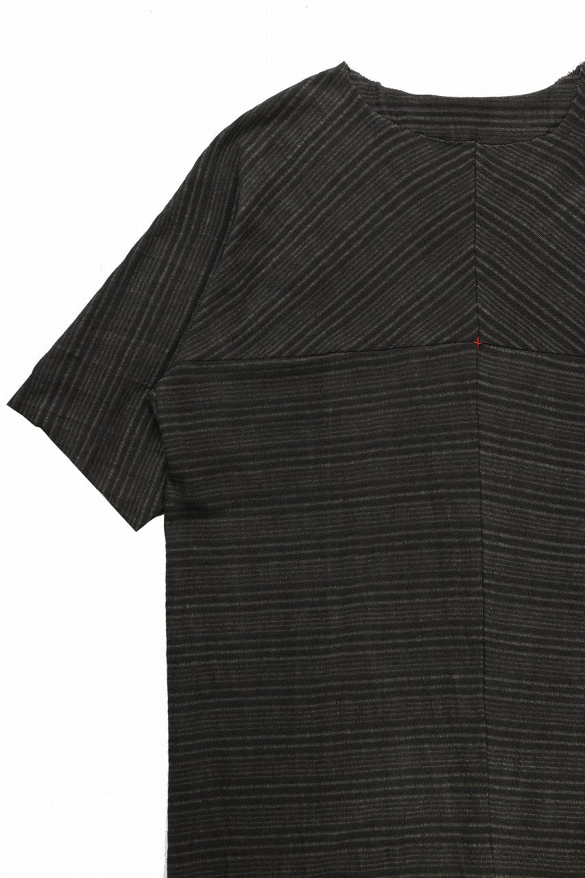 Load image into Gallery viewer, m.a+ one piece short sleeve t-shirt / T211C* JSTR (CARBON)