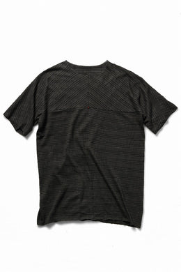 m.a+ one piece short sleeve t-shirt / T211C* JSTR (CARBON)