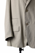 Load image into Gallery viewer, Y&#39;s for men 2 BUTTONS JACKET WITH SHOULDER BUCKLES / COTTON LINEN VIYELLA (BEIGE)