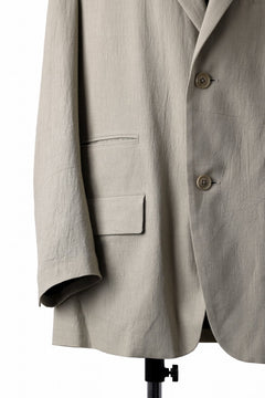 画像をギャラリービューアに読み込む, Y&#39;s for men 2 BUTTONS JACKET WITH SHOULDER BUCKLES / COTTON LINEN VIYELLA (BEIGE)