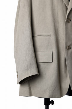 画像をギャラリービューアに読み込む, Y&#39;s for men 2 BUTTONS JACKET WITH SHOULDER BUCKLES / COTTON LINEN VIYELLA (BEIGE)