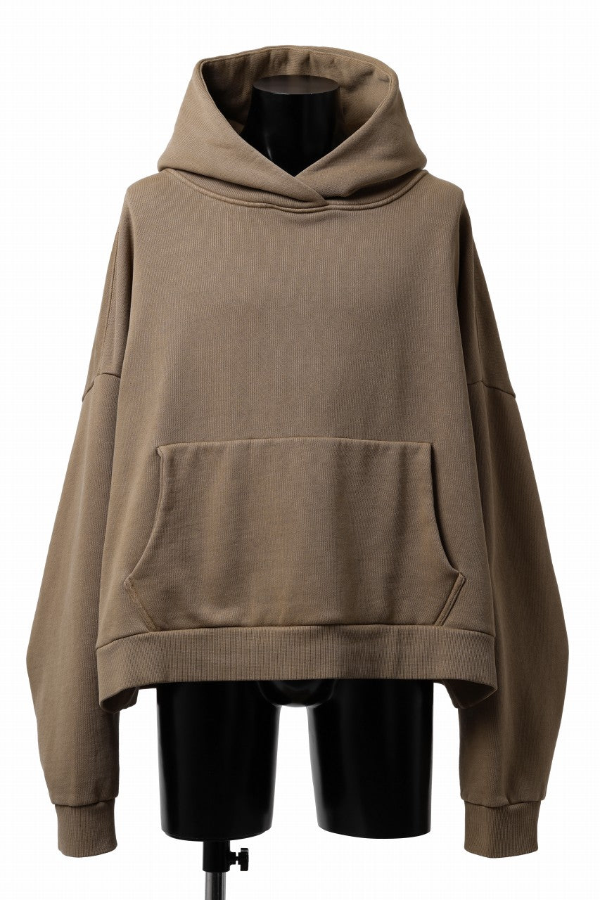 entire studios HEAVY HOOD SWEAT PULLOVER (CORK)