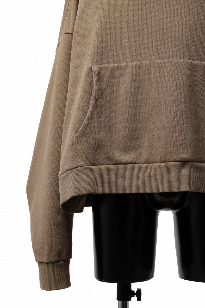 entire studios HEAVY HOOD SWEAT PULLOVER (CORK)