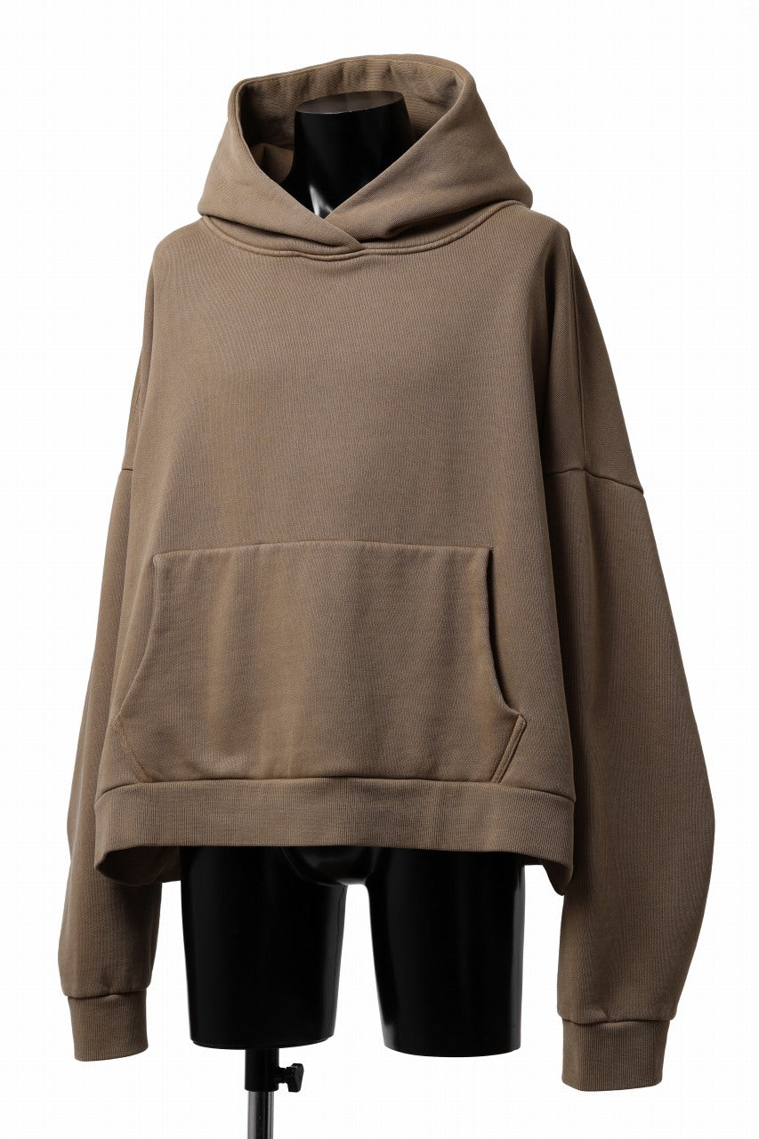 entire studios HEAVY HOOD SWEAT PULLOVER (CORK)