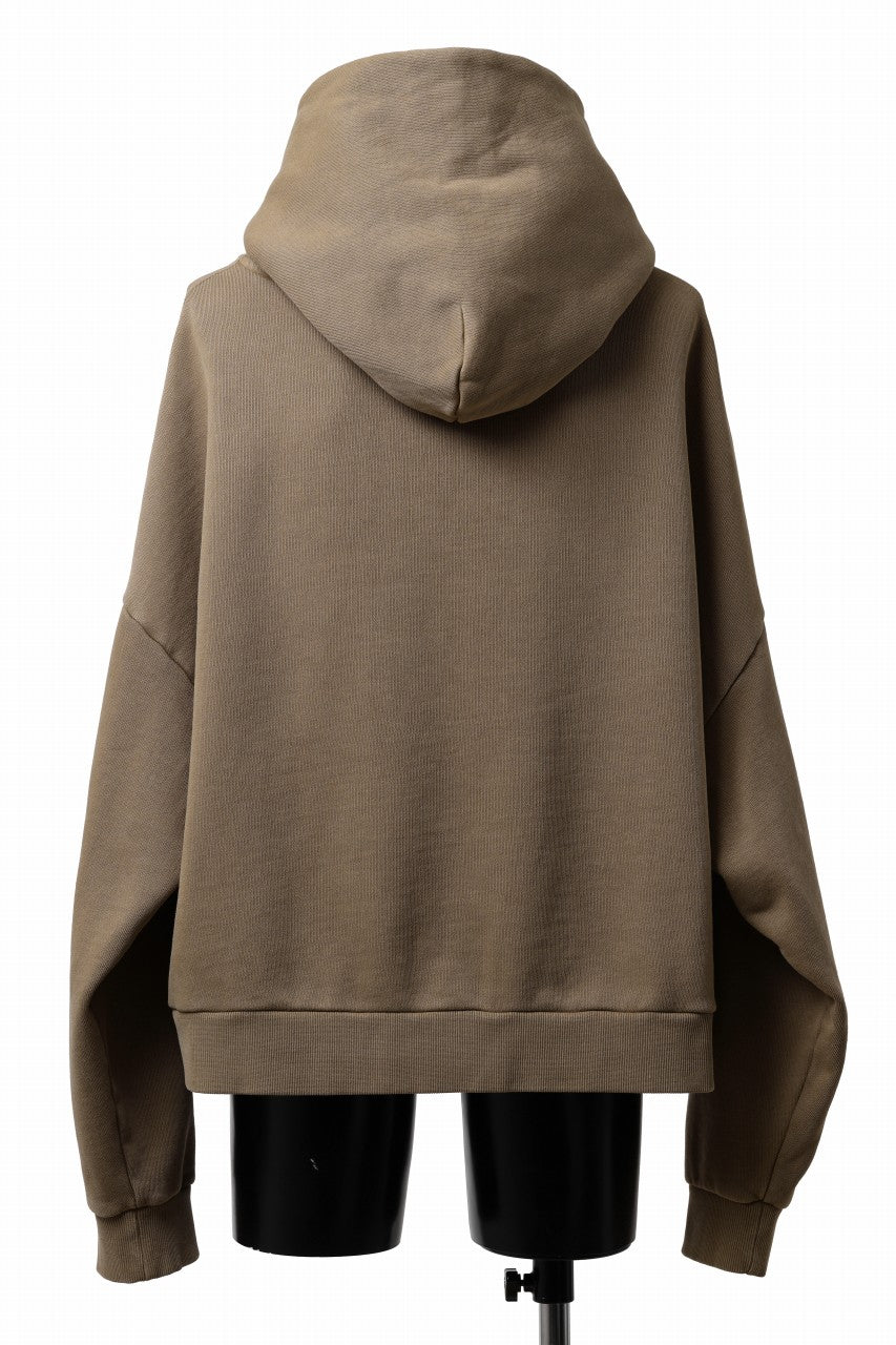 entire studios HEAVY HOOD SWEAT PULLOVER (CORK)