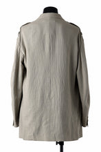 画像をギャラリービューアに読み込む, Y&#39;s for men 2 BUTTONS JACKET WITH SHOULDER BUCKLES / COTTON LINEN VIYELLA (BEIGE)