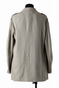 Load image into Gallery viewer, Y&#39;s for men 2 BUTTONS JACKET WITH SHOULDER BUCKLES / COTTON LINEN VIYELLA (BEIGE)