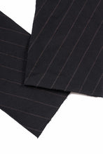 Load image into Gallery viewer, m.a+ 2 vertical pocket elastic waist sarrouel / PU521 LCST(BLACK STRIPE)