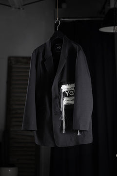 Load image into Gallery viewer, Y-3 Yohji Yamamoto SPORTS UNIFORM PATCH BLAZER (BLACK)