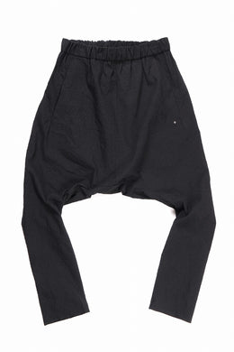 m.a+ 2 vertical pocket elastic waist sarrouel / PU521 CVPS (BLACK)