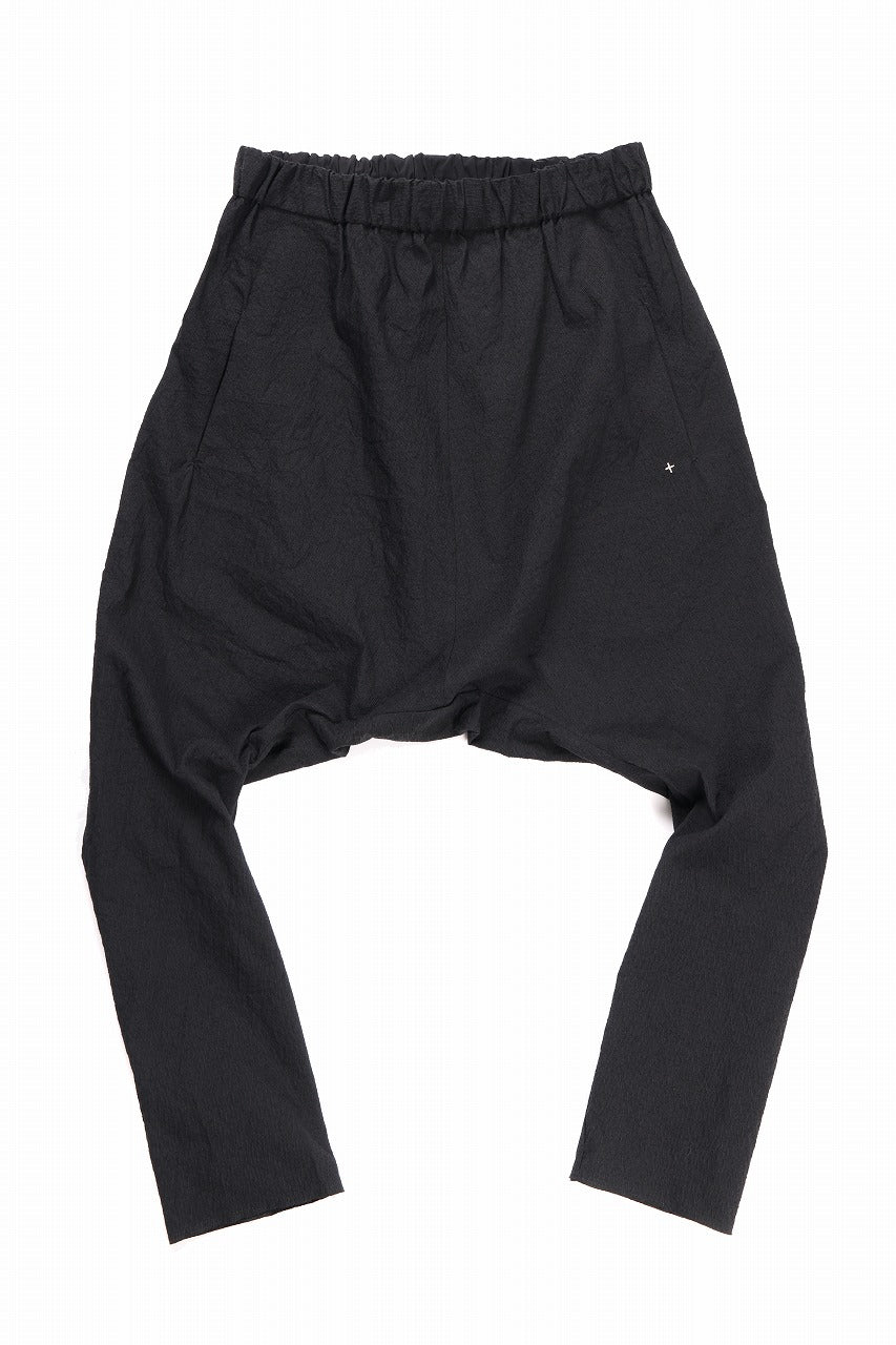 m.a+ 2 vertical pocket elastic waist sarrouel / PU521 CVPS (BLACK)