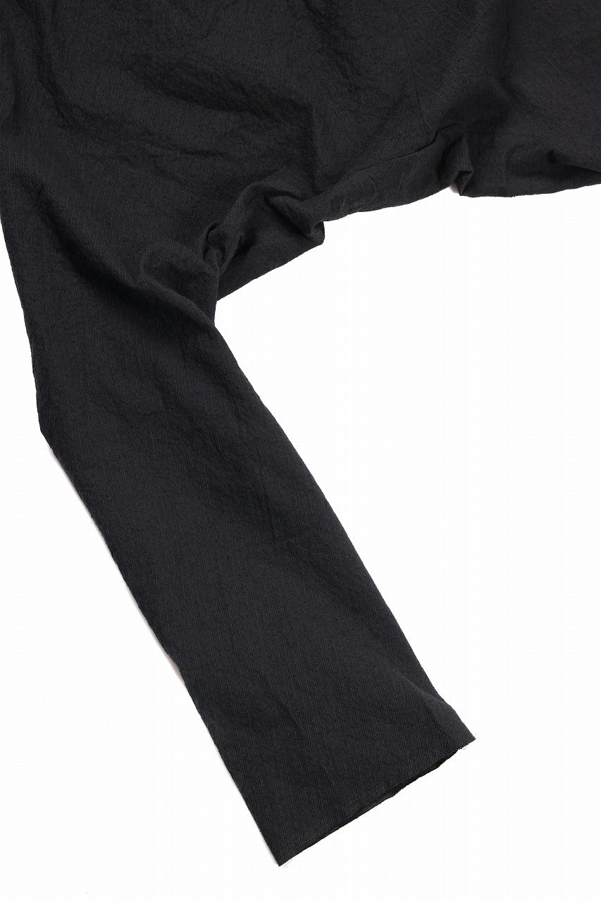 Load image into Gallery viewer, m.a+ 2 vertical pocket elastic waist sarrouel / PU521 CVPS (BLACK)