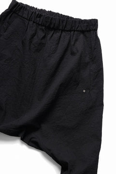 Load image into Gallery viewer, m.a+ 2 vertical pocket elastic waist sarrouel / PU521 CVPS (BLACK)