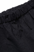Load image into Gallery viewer, m.a+ 2 vertical pocket elastic waist sarrouel / PU521 CVPS (BLACK)