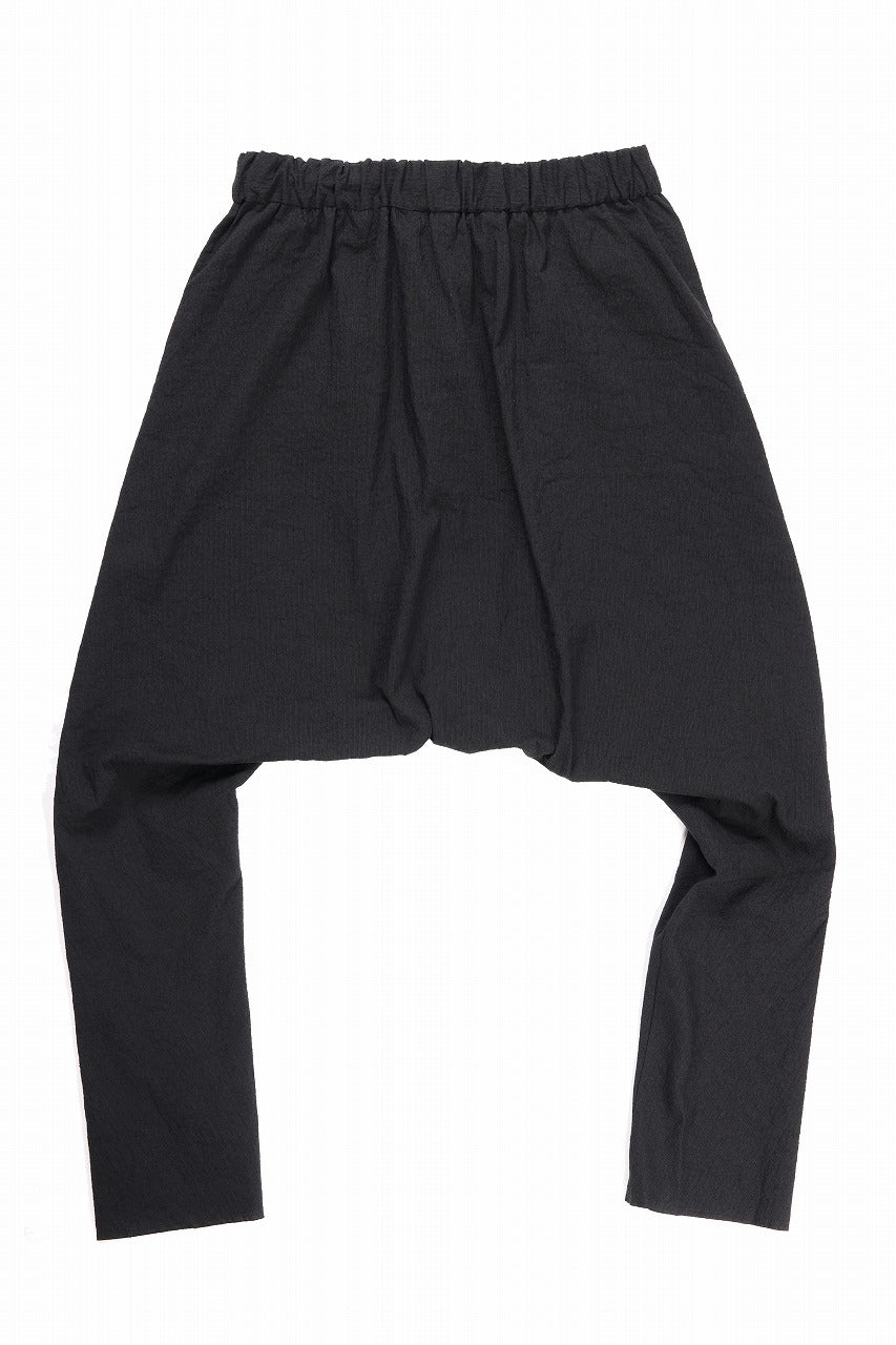 Load image into Gallery viewer, m.a+ 2 vertical pocket elastic waist sarrouel / PU521 CVPS (BLACK)