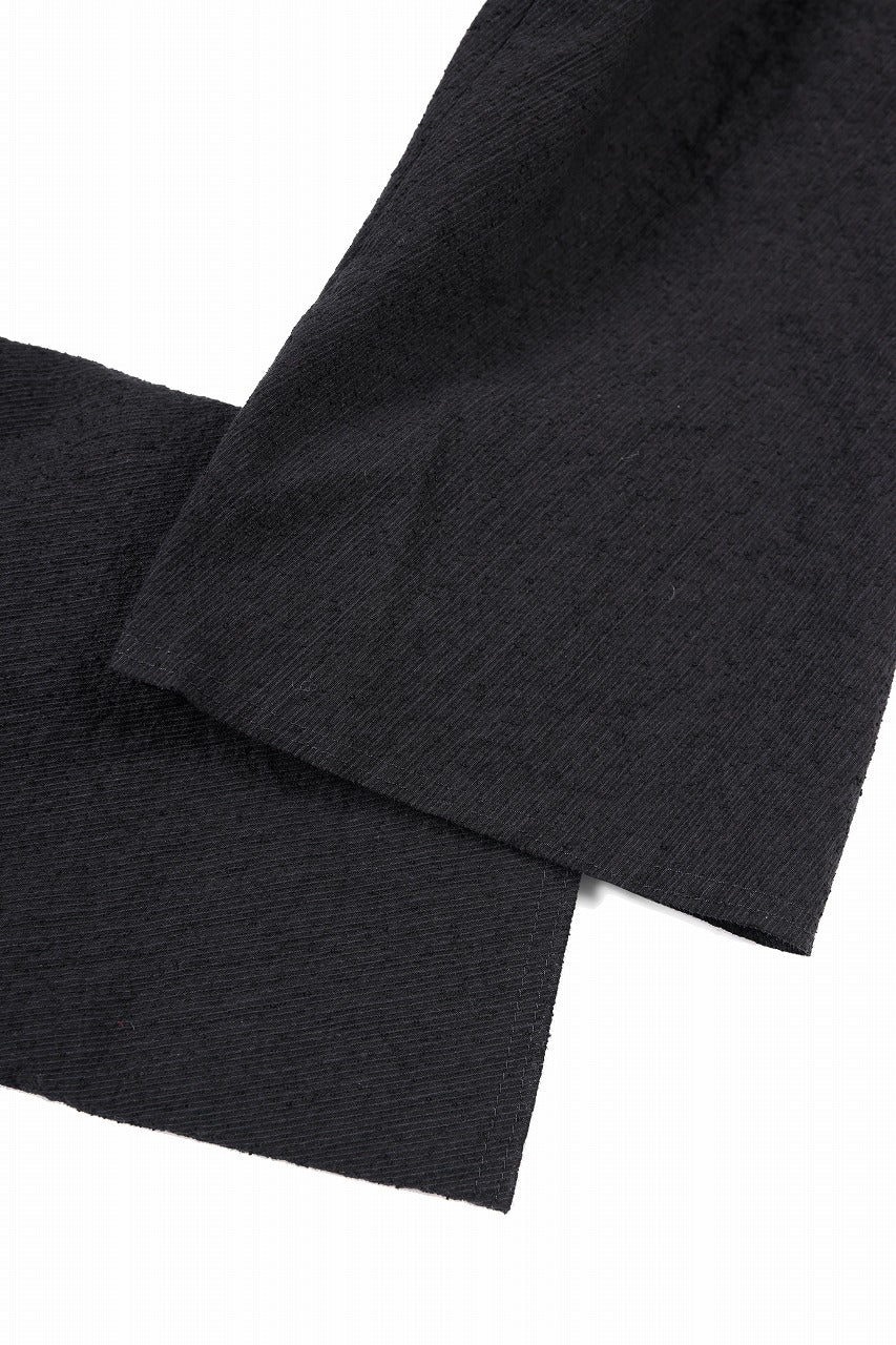 Load image into Gallery viewer, m.a+ 2 vertical pocket elastic waist sarrouel / PU521 CVPS (BLACK)