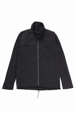 Load image into Gallery viewer, m.a+ exclusive zipped tall collar shirt jacket / H252DZ* CVPS (BLACK)