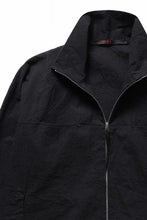 Load image into Gallery viewer, m.a+ exclusive zipped tall collar shirt jacket / H252DZ* CVPS (BLACK)