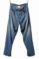 N/07 LOOSEY FIT CHAMBRAY DENIM PANTS / 7.3oz OLD RE;COTTON (INDIGO USED)