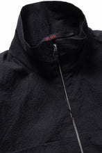 Load image into Gallery viewer, m.a+ exclusive zipped tall collar shirt jacket / H252DZ* CVPS (BLACK)
